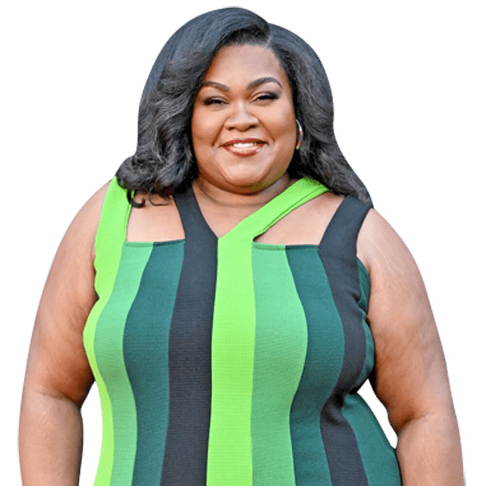 Da’Vine Joy Randolph (Green Dress) Half Body Buddy - Celebrity Cutouts