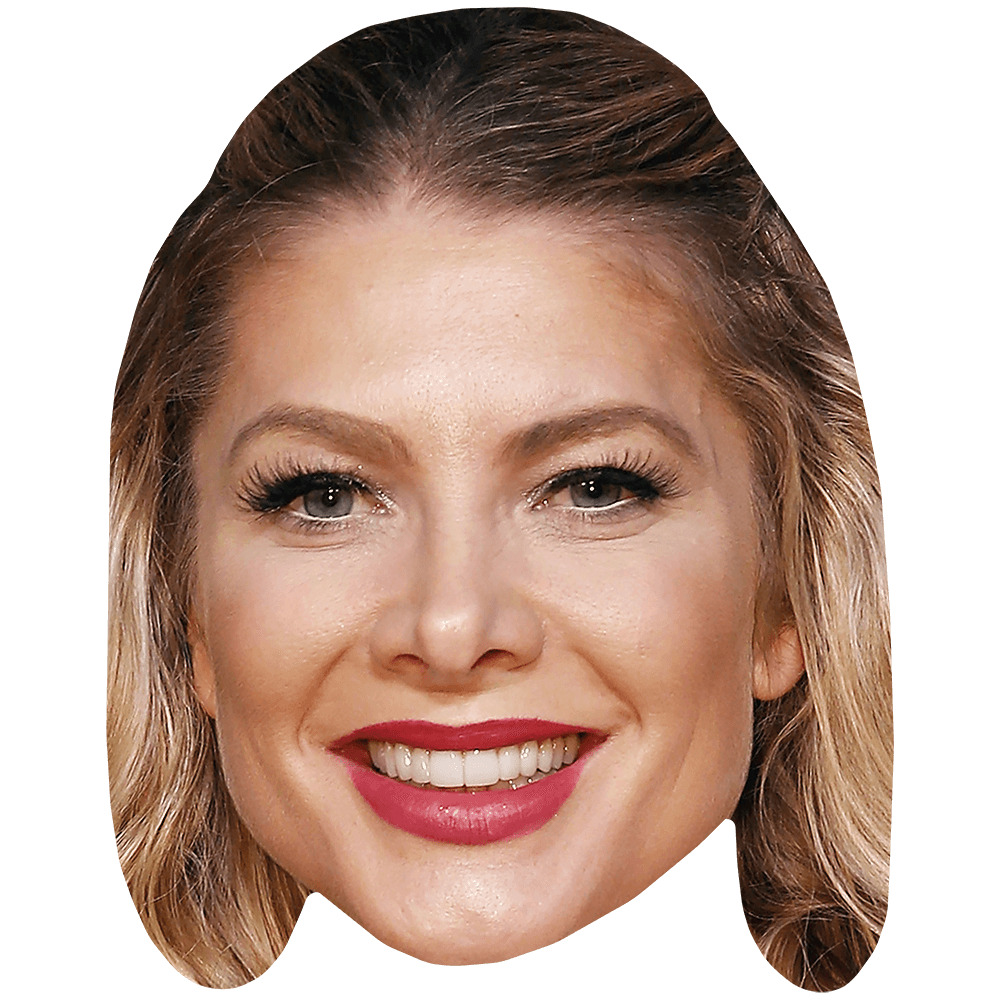 Natalie Bassingthwaighte Smile Maske Aus Karton Celebrity Cutouts