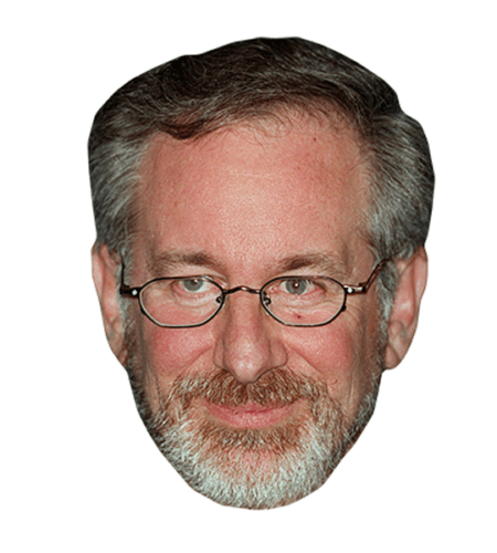 Steven Spielberg Maske aus Karton