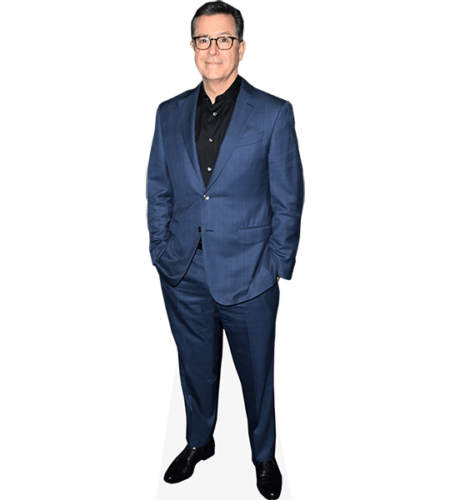 Stephen Colbert (Blue Suit) Pappaufsteller