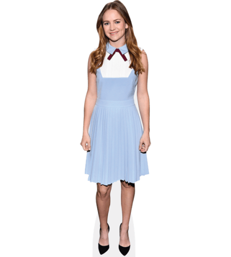 Britt Robertson (Blue Dress) Pappaufsteller