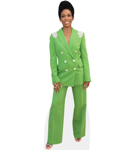 Angela Lewis (Green Suit) Pappaufsteller