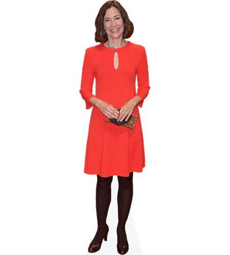 Anne Spiegel (Red Dress) Pappaufsteller