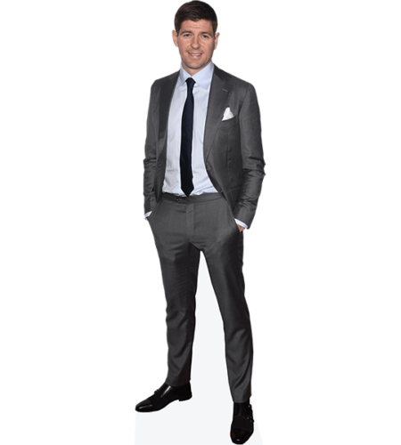 Steven Gerrard (Grey Suit) Pappaufsteller