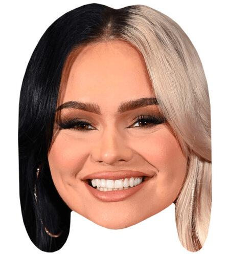 Natalia Haddock Smile Maske Aus Karton Celebrity Cutouts