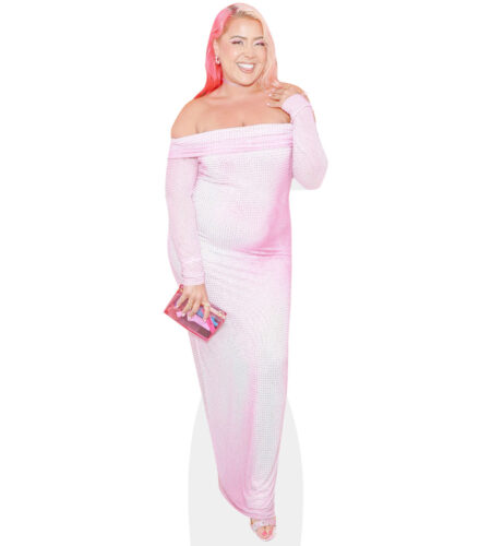 Megan Jayne Crabbe (Pink Dress) Pappaufsteller