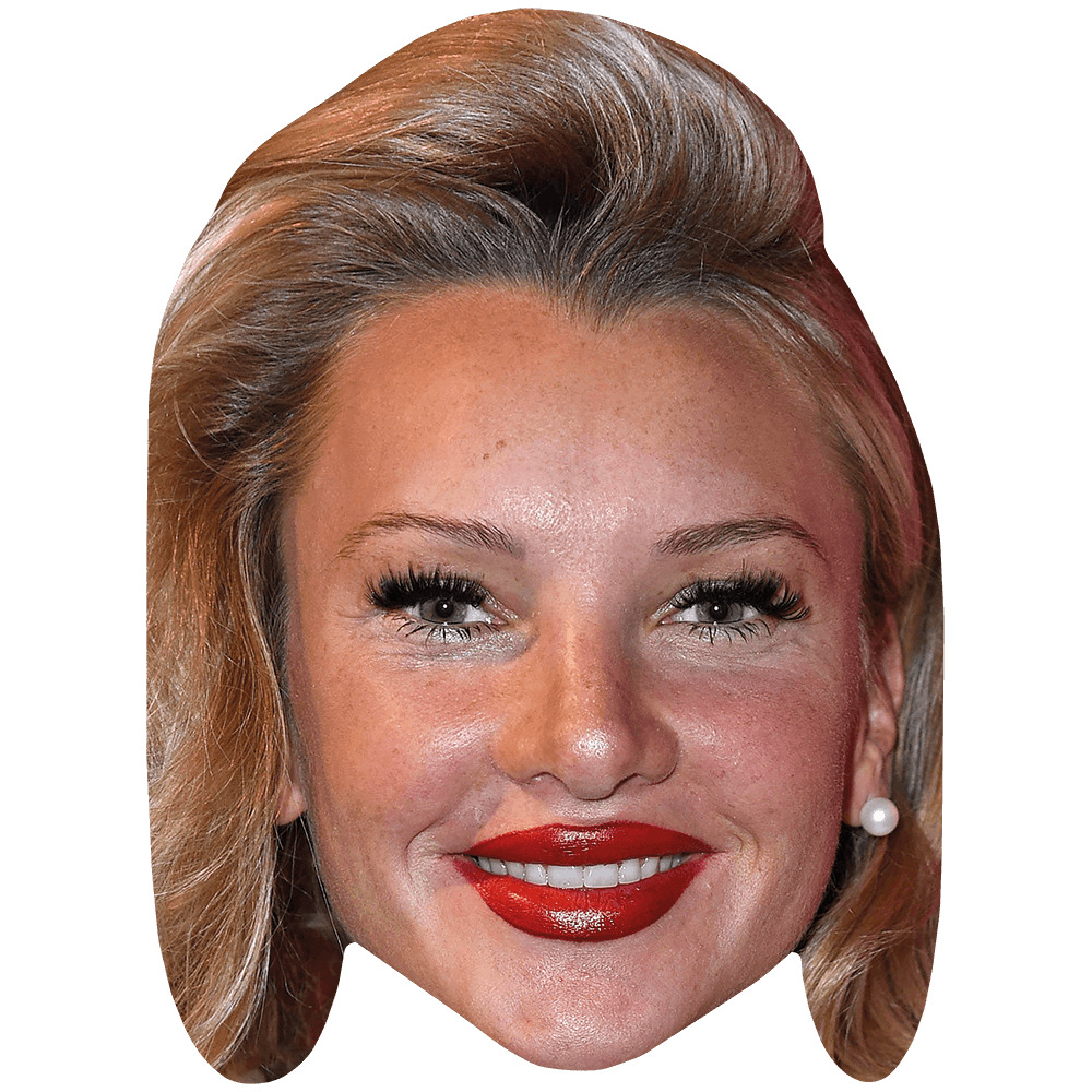Evelyn Burdecki Lipstick Maske Aus Karton Celebrity Cutouts