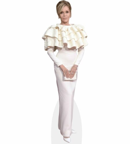 Jane Fonda (White Dress) Pappaufsteller